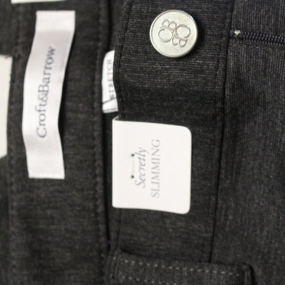 Croft & Barrow pants straight mid rise Stretch - Picture 5 of 8